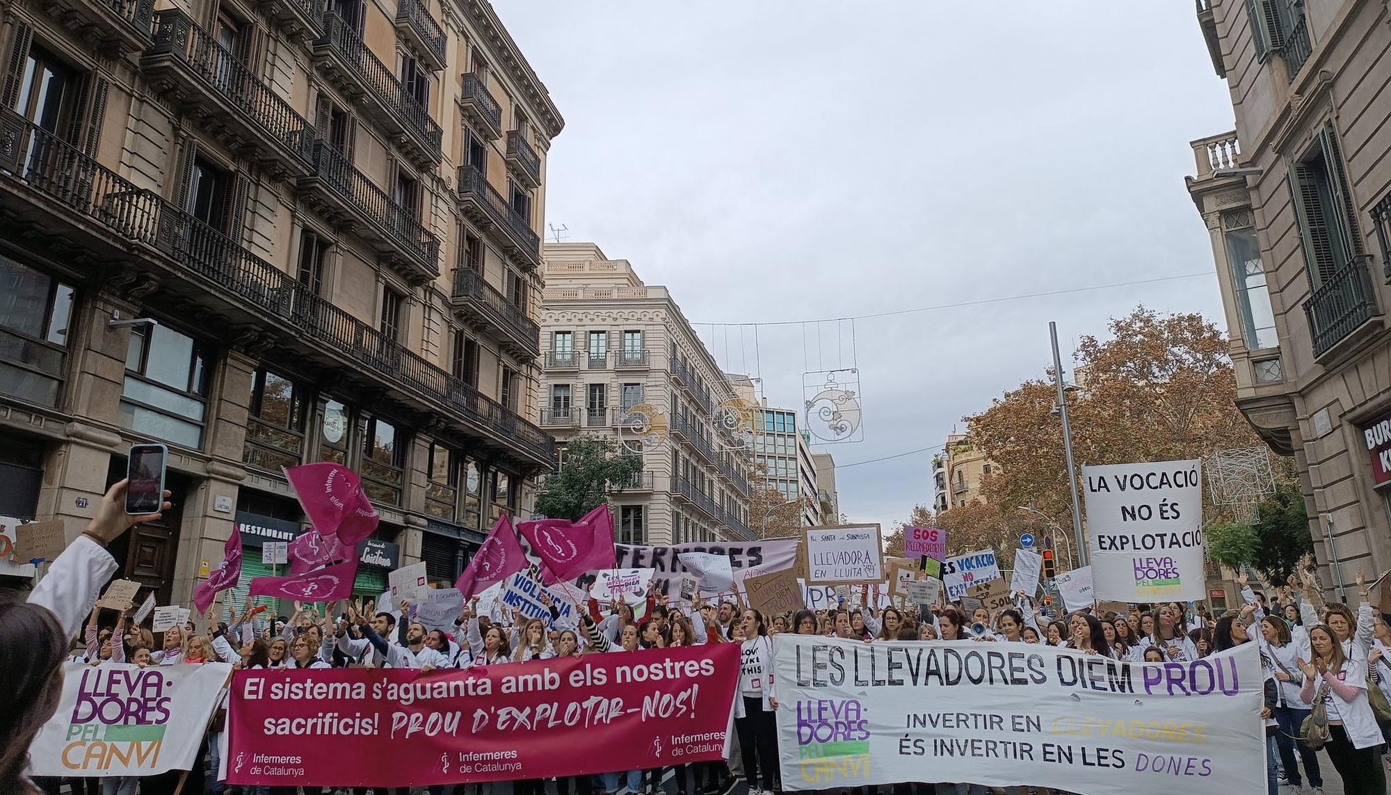 Huelga Enfermeras Catalunya